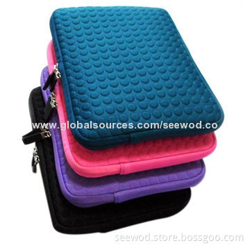 Neoprene sleeve for iPad, customized materials, sizes and colors are accepted